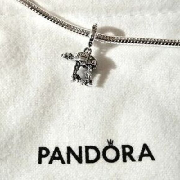 Pandora Star Wars 925 Sterling Silver At-AT Walker Robot Bracelet Pendant Charm - Picture 3 of 3